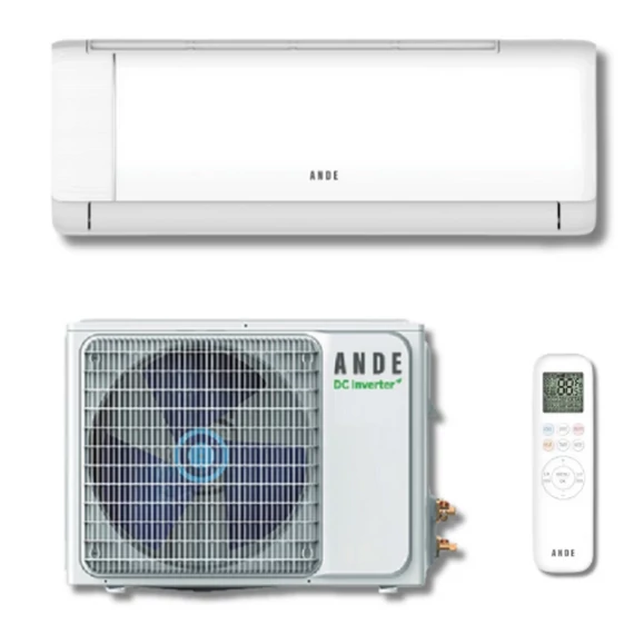 ANDE QUANTUM (AND-Q12HB) (CSEPPTÁLCA FŰTÉS) KLÍMA MONO OLDALFALI SZETT 3,5KW