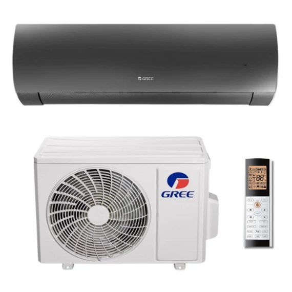 GREE DARK PRO SÖTÉT SZÜRKE (GWH12ACCXD-K6DNA1D/I / GWH12ACCXD-K6DNA1D/O) KLÍMA MONO OLDALFALI SZETT 3,5KW