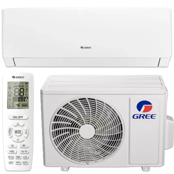 GREE PULSE (GWH18AGD-K6DNA1A/I / GWH18AGD-K6DNA1A/O) KLÍMA MONO OLDALFALI SZETT 4,6KW